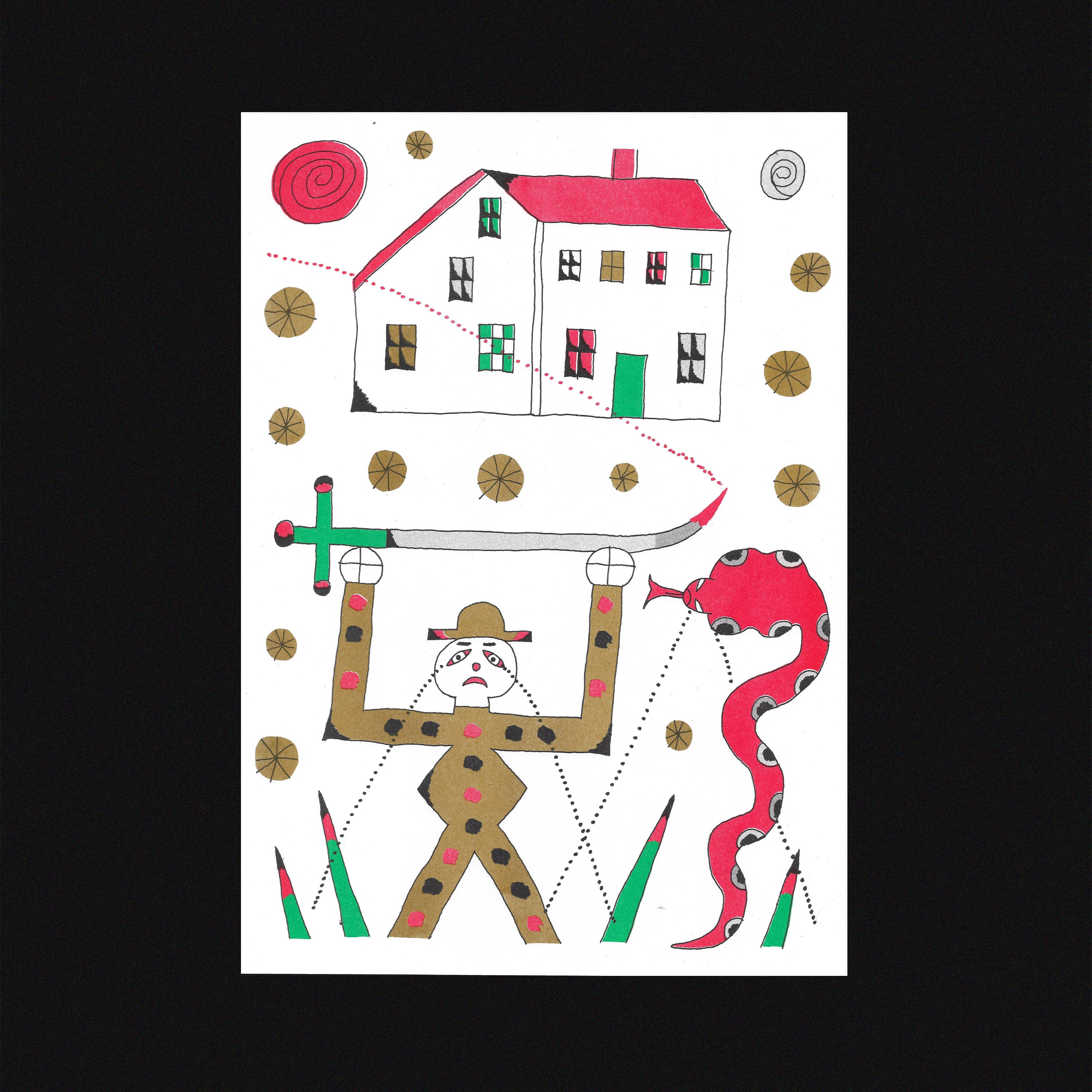 The serpent slayer Print